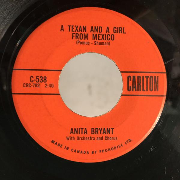 7-дюймовая пластинка ANITA BRYANT A Texan And A Girl From Mexico 538 Carlton 1961 Канада Поп Б/у
7-дюймовая пластинка ANITA BRYANT A Texan And A Girl From Mexico 538 Carlton 1961 Канада Поп Б/у