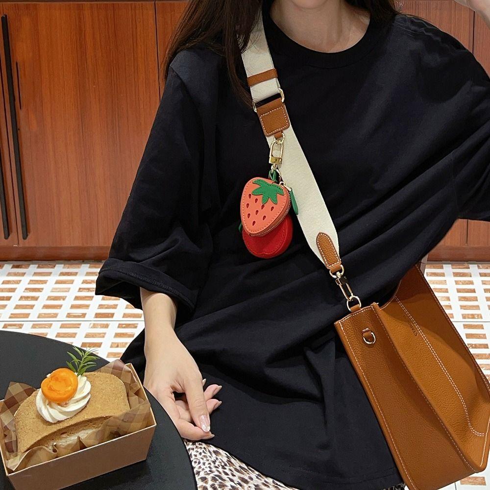 Cherry Fruit Shape Coin Purse Strawberry Fruit Keychain Change Bag PU Leather Pendant Female Style 4
Cherry Fruit Shape Coin Purse Strawberry Fruit Keychain Change Bag PU Leather Pendant Female Style 4