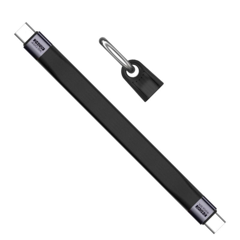 240W Type C to Type C USB4.0 Soft Ribbon Cable for Fast Charging Data Transfer 40Gbps 8K Output for Laptops Smartphones чёрный
240W Type C to Type C USB4.0 Soft Ribbon Cable for Fast Charging Data Transfer 40Gbps 8K Output for Laptops Smartphones чёрный