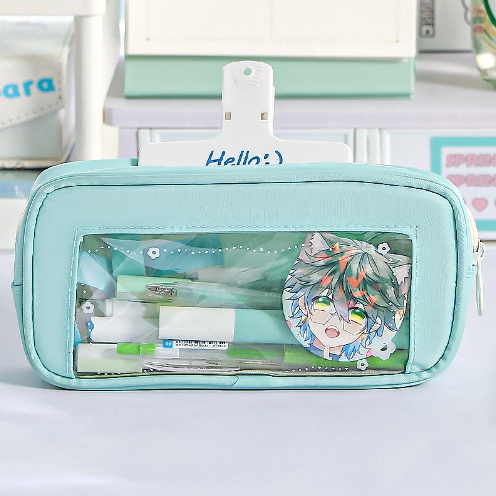 Transparent Pencil Case Fesh Floral Stationery Storing Bag New Stationery Organizer Students чорний
Transparent Pencil Case Fesh Floral Stationery Storing Bag New Stationery Organizer Students чорний