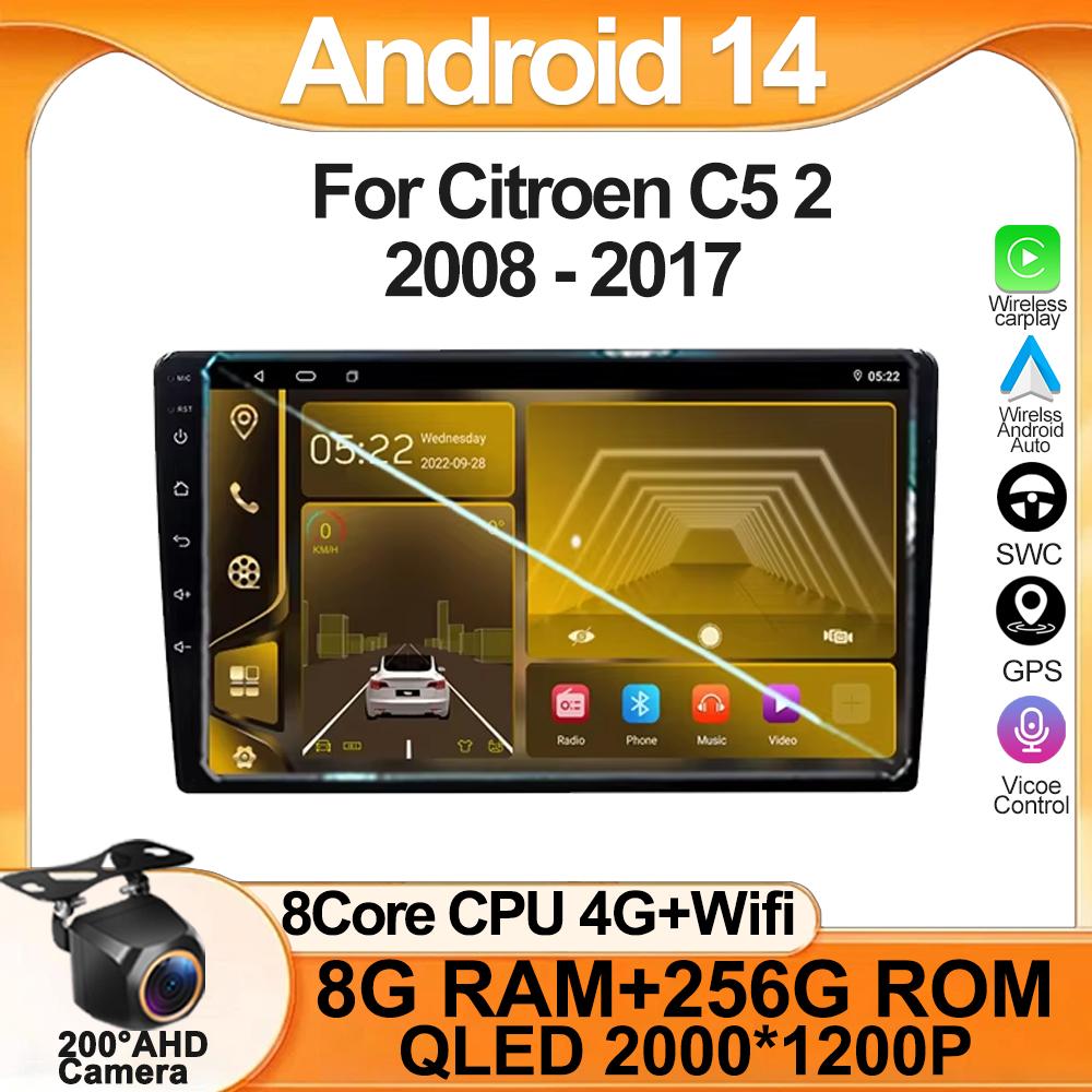 Автомагнитола Android для Citroen C5 2 2008 - 2017 Навигация Видео Автомобильный мультимедийный проигрыватель Экран Головное устройство Без 2din Монитор WIFI Cam
Автомагнитола Android для Citroen C5 2 2008 - 2017 Навигация Видео Автомобильный мультимедийный проигрыватель Экран Головное устройство Без 2din Монитор WIFI Cam