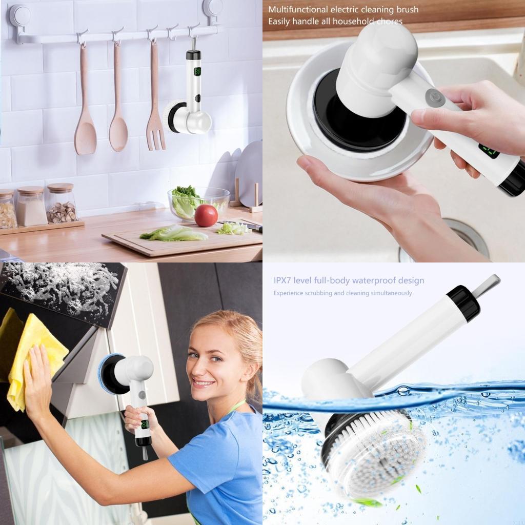 Electric Tool Scrubber Detachable Batteries Extended Brush 3 Speed Modes Waterproof Design Home Cleaning Device X3UC CN
Electric Tool Scrubber Detachable Batteries Extended Brush 3 Speed Modes Waterproof Design Home Cleaning Device X3UC CN