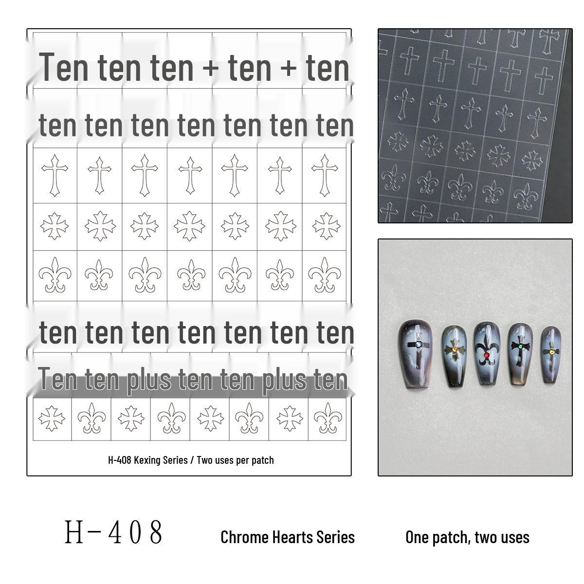 Reusable Butterfly & French Lace Nail Art Stencils - Chrome Hearts, Multi-Style Spray Paint Templates.
Reusable Butterfly & French Lace Nail Art Stencils - Chrome Hearts, Multi-Style Spray Paint Templates.