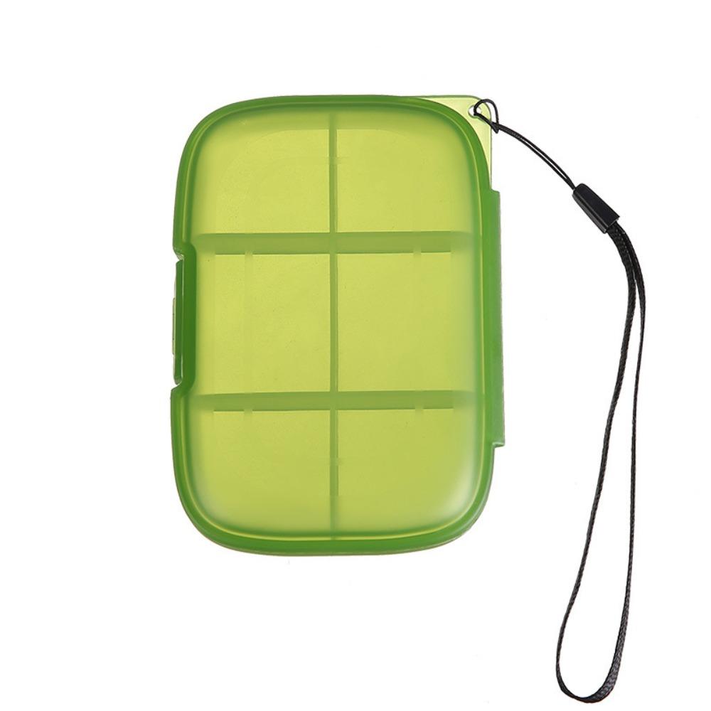 Portable 6 Grids Pill Case Clear Sealed Mini Pill Box Daily Pill Case for Medicine Vitamin Fish Oils зелёный
Portable 6 Grids Pill Case Clear Sealed Mini Pill Box Daily Pill Case for Medicine Vitamin Fish Oils зелёный