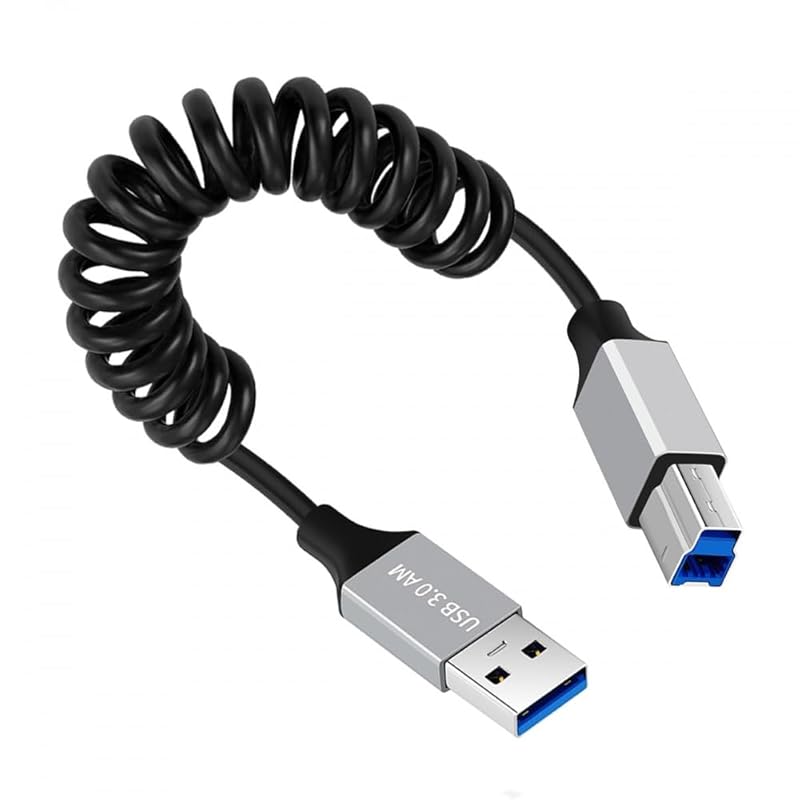 CY cable USB 3.0 type A male - USB3.0 B stretch coil 100cm extension 5Gbps disk printer camera for data
CY cable USB 3.0 type A male - USB3.0 B stretch coil 100cm extension 5Gbps disk printer camera for data