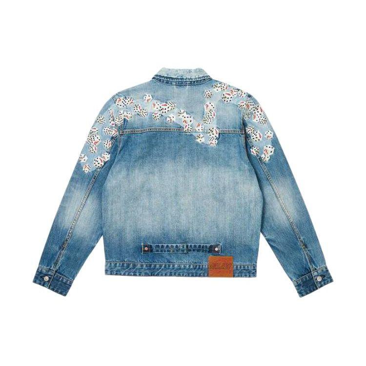 Однобортная джинсовая куртка Palace X Evisu с совместным брендом Dice Graphics, верхняя одежда унисекс, синяя 2ESPAM4DJ1147XXDNINDL XXL
Однобортная джинсовая куртка Palace X Evisu с совместным брендом Dice Graphics, верхняя одежда унисекс, синяя 2ESPAM4DJ1147XXDNINDL XXL