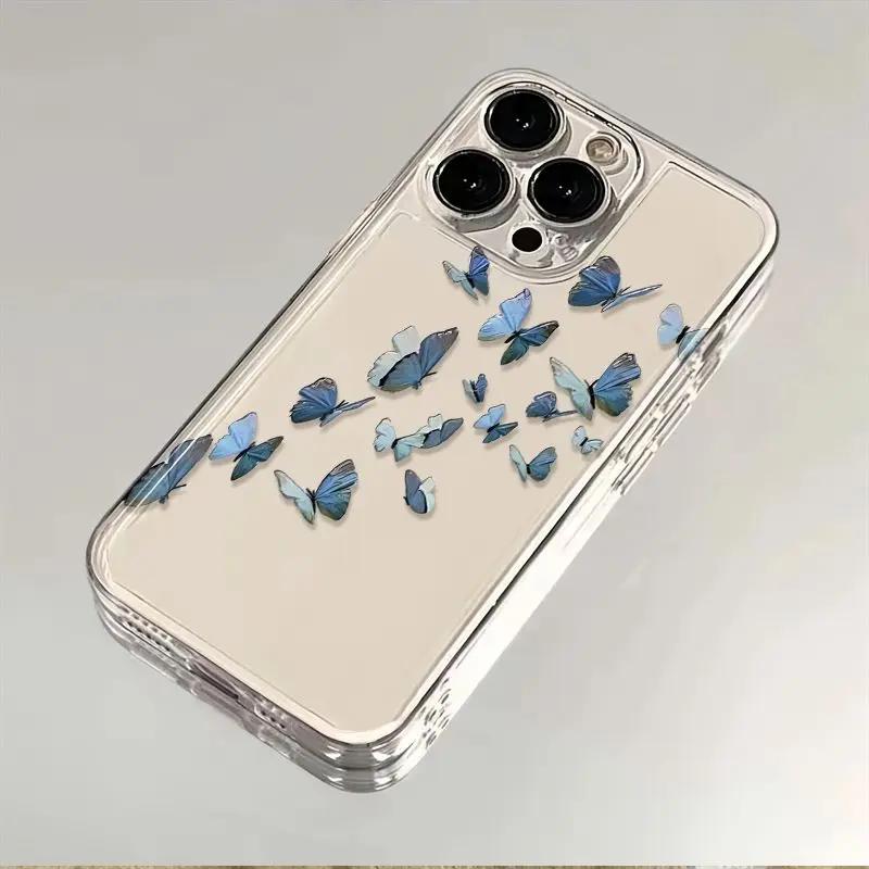 Flying Blue Butterfly Phone Case For iPhone 17 16 15 14 13 12 11 Pro Max Mini SE 7 8 Plus 16E Air Shockproof Transparent Cover iPhone 16 Pro
Flying Blue Butterfly Phone Case For iPhone 17 16 15 14 13 12 11 Pro Max Mini SE 7 8 Plus 16E Air Shockproof Transparent Cover iPhone 16 Pro
