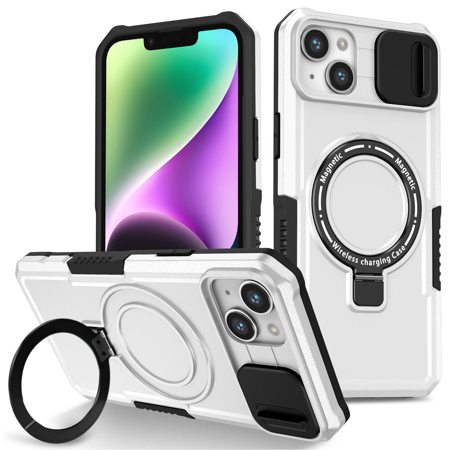For iPhone 14 Plus Case with Sliding Camera Cover Kickstand Magnetic Phone Shell Black/White
For iPhone 14 Plus Case with Sliding Camera Cover Kickstand Magnetic Phone Shell Black/White