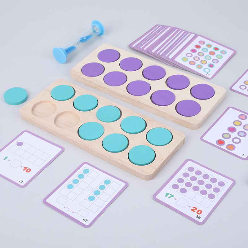 Kindergarten mathematics enlightenment ten grid array teaching aids Children s early education educational thinking training Memory arithmetic toys
Kindergarten mathematics enlightenment ten grid array teaching aids Children s early education educational thinking training Memory arithmetic toys