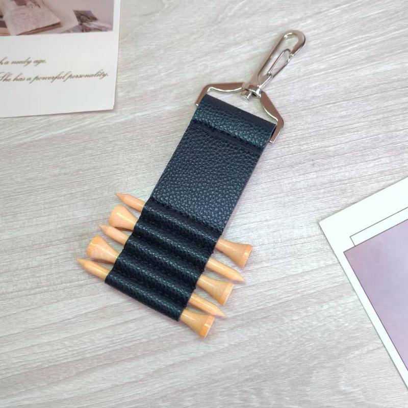 Golf Tees Set Keychain Tee Storage Set Multi-piece Large Capacity Golf Leather Tee Cover
Golf Tees Set Keychain Tee Storage Set Multi-piece Large Capacity Golf Leather Tee Cover
