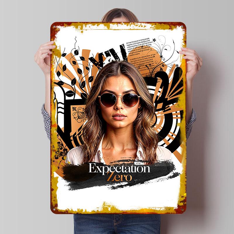 Expectation Zero Poster Customized Wall Art Vintage Metal Signs Retro Tin Plaque for Man Cave Decoration Bedroom Decorations 20x30cm(7.8x11.8inch)
Expectation Zero Poster Customized Wall Art Vintage Metal Signs Retro Tin Plaque for Man Cave Decoration Bedroom Decorations 20x30cm(7.8x11.8inch)