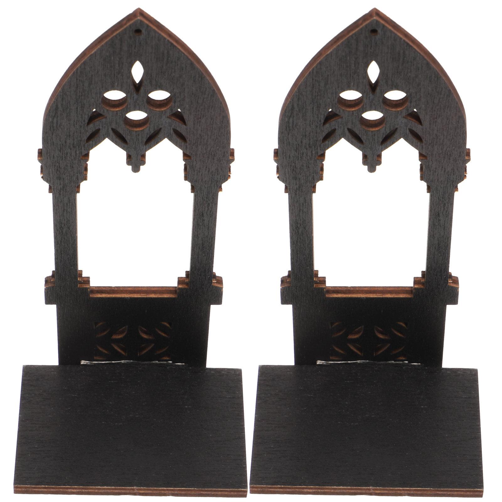 1Pair Gothic Holder Simple Black Arch Design Pillar Holder for Table Centerpiece Home Decor Dining Room Bedroom 15X6X5.5CM
1Pair Gothic Holder Simple Black Arch Design Pillar Holder for Table Centerpiece Home Decor Dining Room Bedroom 15X6X5.5CM