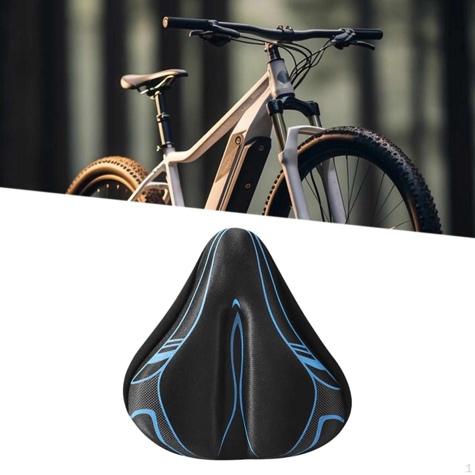Bike Saddle Cushion Cover Breathable Wide Bicycle for Mountain Road Bikes Exercise Black Blue
Bike Saddle Cushion Cover Breathable Wide Bicycle for Mountain Road Bikes Exercise Black Blue