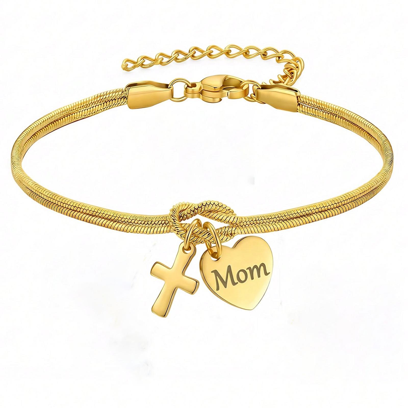 Jewelry Concentric Knot Bracelet Stainless Steel Mom Love Pendant Jewelry Women s Gift
Jewelry Concentric Knot Bracelet Stainless Steel Mom Love Pendant Jewelry Women s Gift