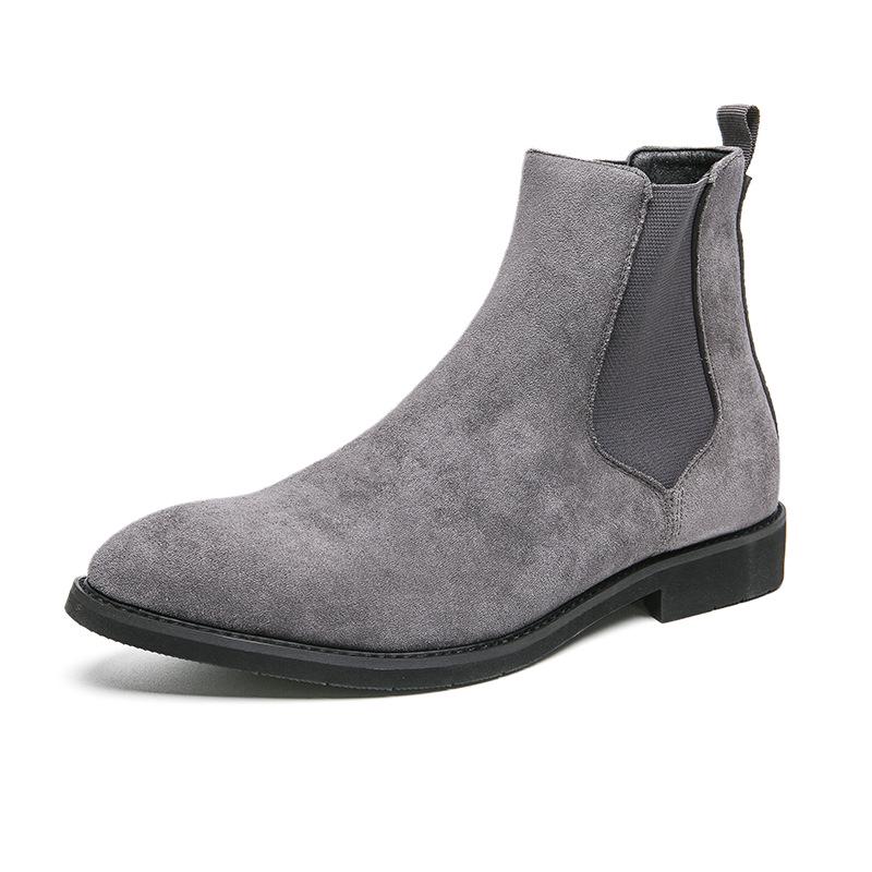 Men s Winter High-Top Chelsea Boots, Size 46 - British Style Pointed Toe Leather Slip-On Martin Boots 41
Men s Winter High-Top Chelsea Boots, Size 46 - British Style Pointed Toe Leather Slip-On Martin Boots 41