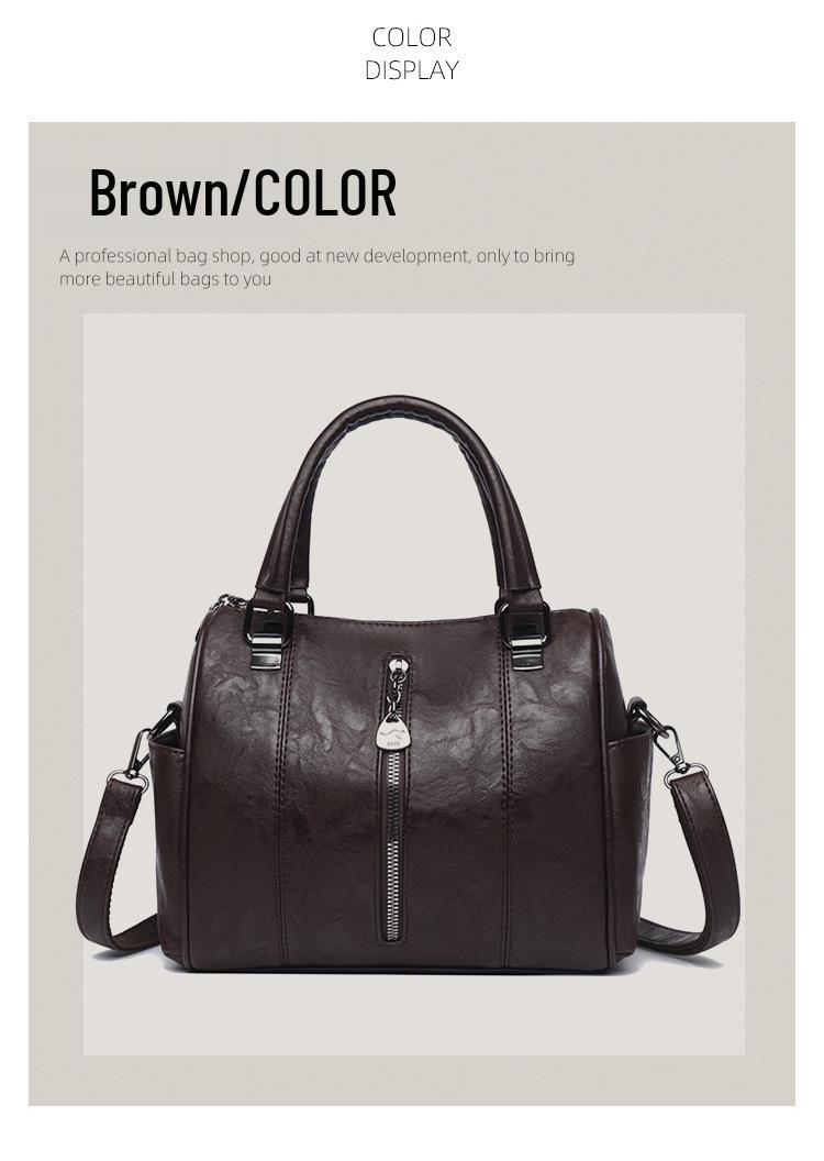 European & American Retro Women s Handbag - 2025 Large Capacity Tote & Crossbody Shoulder Bag кофейный
European & American Retro Women s Handbag - 2025 Large Capacity Tote & Crossbody Shoulder Bag кофейный