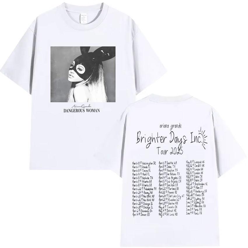 Singer Ariana Grandes Pop Music Tour Harajuku Tshirt 2025 Summer Mens Womens Concert Cotton Tshirt Summer Hot Selling 4XL
Singer Ariana Grandes Pop Music Tour Harajuku Tshirt 2025 Summer Mens Womens Concert Cotton Tshirt Summer Hot Selling 4XL