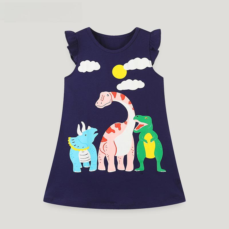 New Summer Girls Cartoon Knit Cotton Dress: European & American Style Princess Vest Skirt 120 cm
New Summer Girls Cartoon Knit Cotton Dress: European & American Style Princess Vest Skirt 120 cm