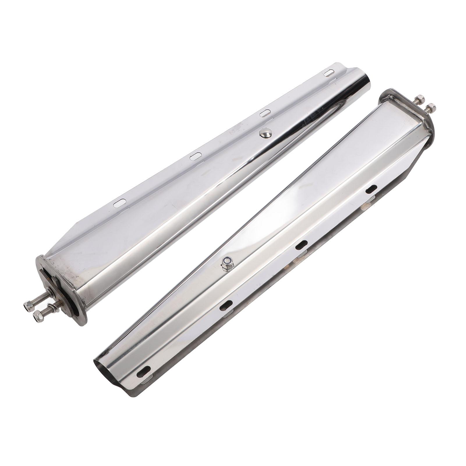 1 Pair Mud Flap Hanger Stainless Steel 1‑1 8in Bolt Spacing 30in Length Straight Spring Loaded for Freightliner Semi
1 Pair Mud Flap Hanger Stainless Steel 1‑1 8in Bolt Spacing 30in Length Straight Spring Loaded for Freightliner Semi