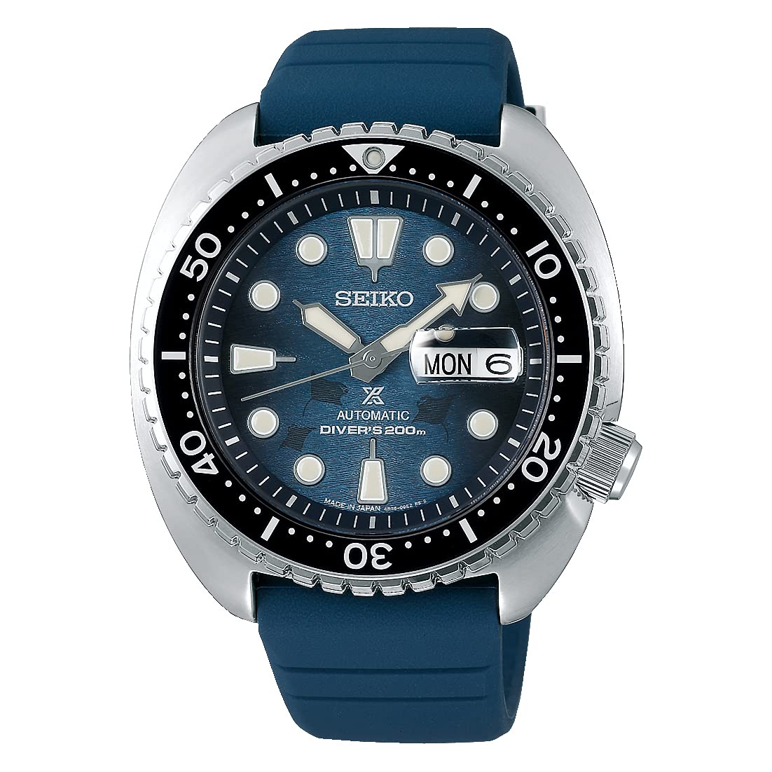 Seiko SRPF77 Prospex Mechanical Watch, Automatic, Made in Japan, Save the Ocean Special Edition, Turtle, Divers, 656.2 ft (200 m), Sapphire Glass, Men
Seiko SRPF77 Prospex Mechanical Watch, Automatic, Made in Japan, Save the Ocean Special Edition, Turtle, Divers, 656.2 ft (200 m), Sapphire Glass, Men