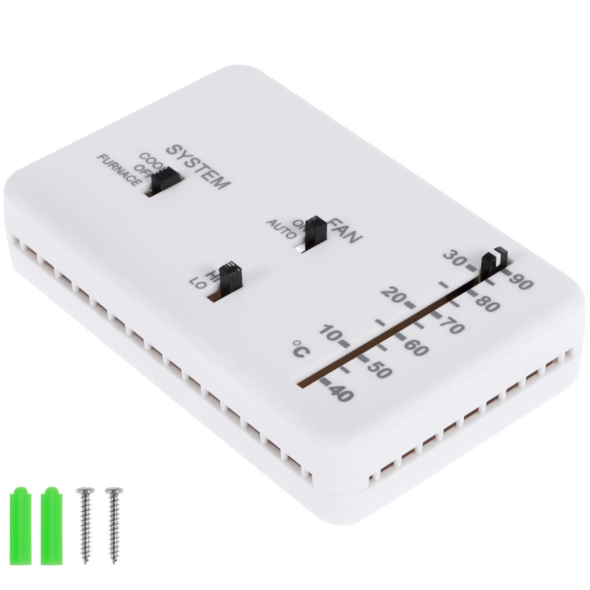 Аналоговый термостат для автофургона, комплект термостата для кемпера Heat and Cool с 2 винтами и 2 резинками для кемпера Heat Cool Camper RV белый
Аналоговый термостат для автофургона, комплект термостата для кемпера Heat and Cool с 2 винтами и 2 резинками для кемпера Heat Cool Camper RV белый