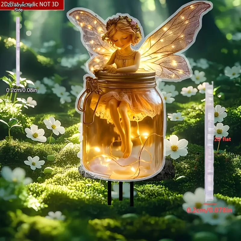 2D Flat Acrylic Enchanting Fairy in Jar Sign, Suitable for Wall Decoration, Porch, Room, Villa, Accents Home, Hallway, or Workplace - Rustic Farmhouse 15*9cm
2D Flat Acrylic Enchanting Fairy in Jar Sign, Suitable for Wall Decoration, Porch, Room, Villa, Accents Home, Hallway, or Workplace - Rustic Farmhouse 15*9cm