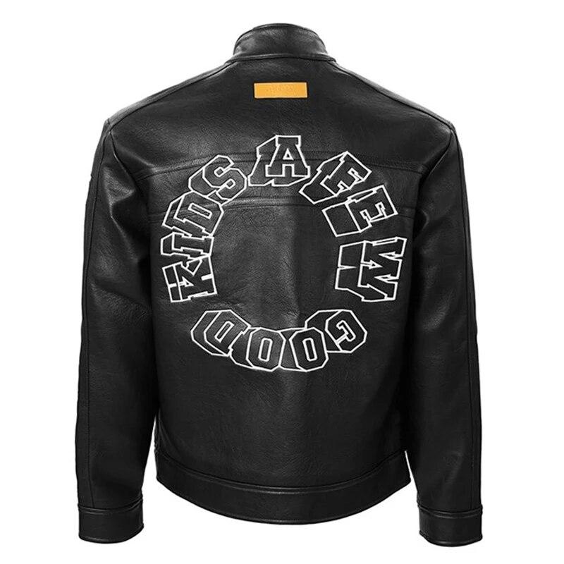 Hip Hop Men Bomber Jacket Motorcycle Letter Embroidery PU Leather College Jacket 2021 Fashion Casual Black Leather Jacket Unisex
Hip Hop Men Bomber Jacket Motorcycle Letter Embroidery PU Leather College Jacket 2021 Fashion Casual Black Leather Jacket Unisex