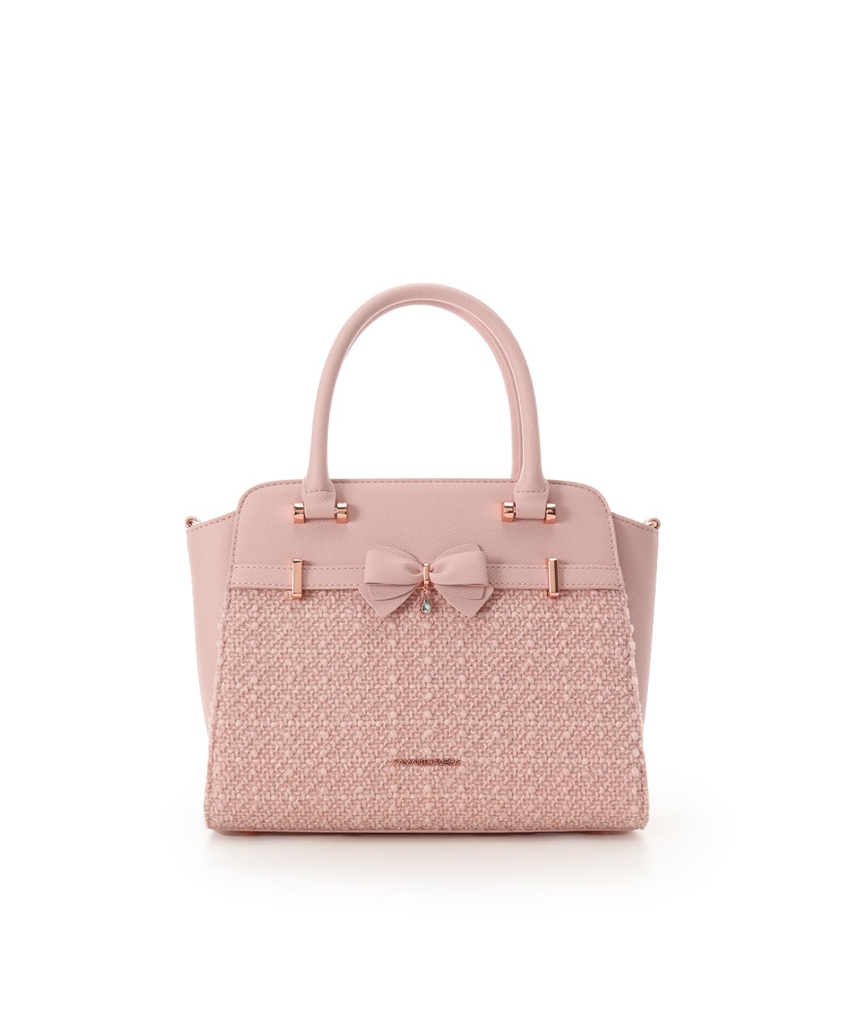 Tweed Accent Ribbon Handbag Lamé розовый
Tweed Accent Ribbon Handbag Lamé розовый