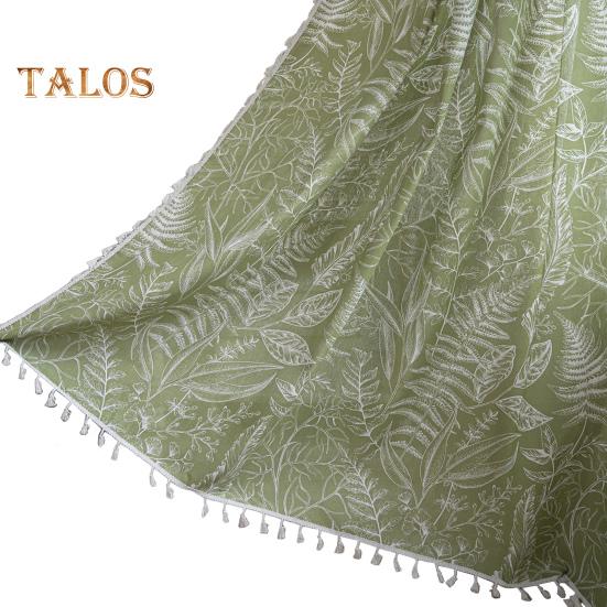 Занавески на окнах, устойчивые к выцветанию, простые в уходе, стильные шторы с рисунком листьев и кисточками для домашней спальни 180cm зелёный
Занавески на окнах, устойчивые к выцветанию, простые в уходе, стильные шторы с рисунком листьев и кисточками для домашней спальни 180cm зелёный