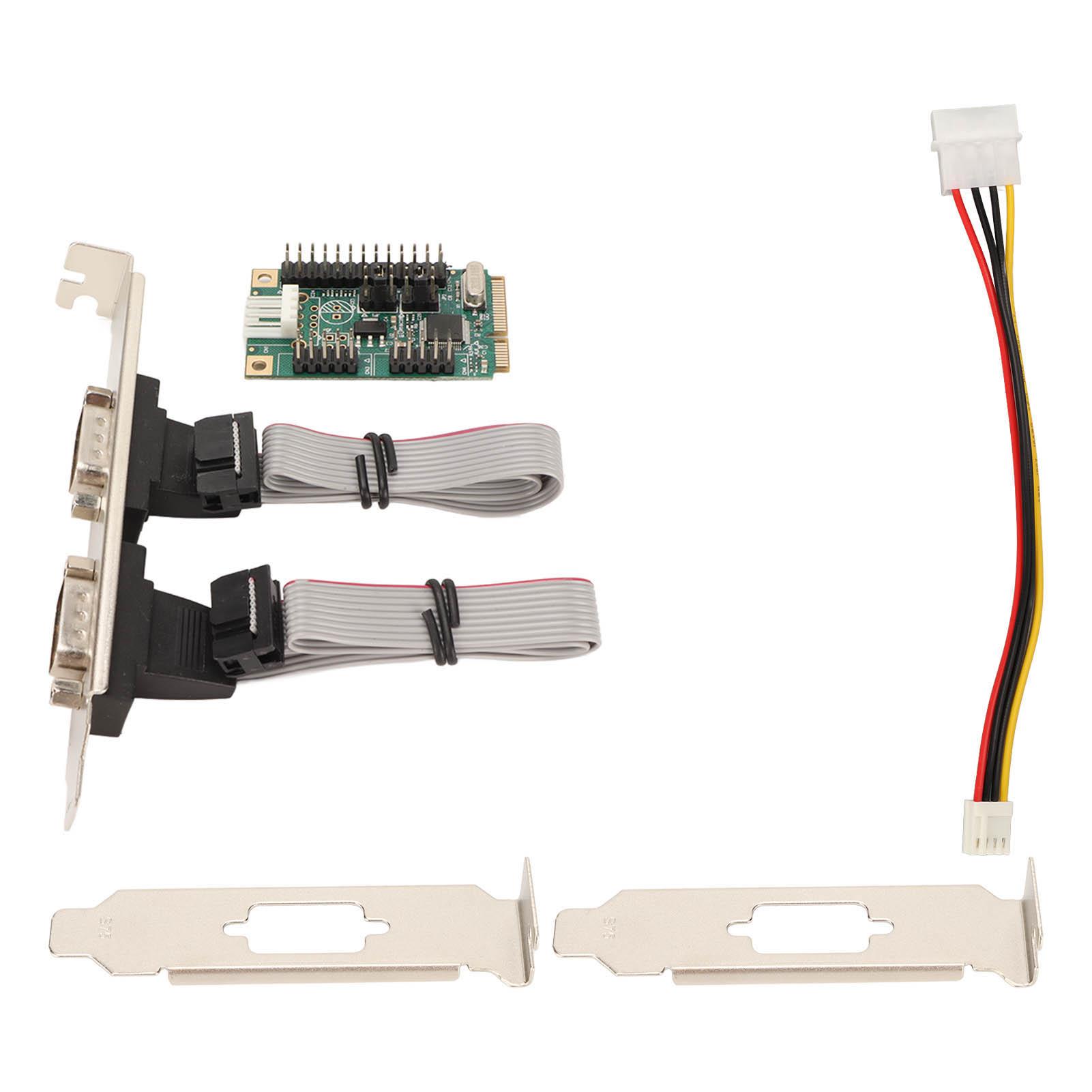 Mini PCIE Expansion Card for CH382L 9 Pin COM1 Port MiniPCIE RS232 Interface Communication
Mini PCIE Expansion Card for CH382L 9 Pin COM1 Port MiniPCIE RS232 Interface Communication