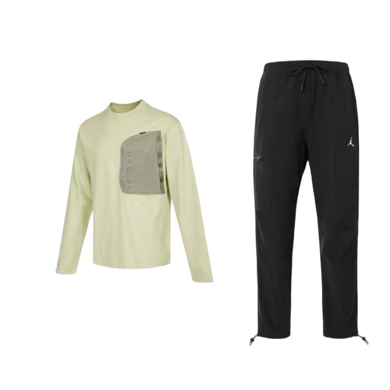 Jordan Reflective Print Crew Neck Pullover Long Sleeve Top And Straight Leg Pants Casual Sports Set Men sets DQ7510-010+DN2050-371 XL
Jordan Reflective Print Crew Neck Pullover Long Sleeve Top And Straight Leg Pants Casual Sports Set Men sets DQ7510-010+DN2050-371 XL