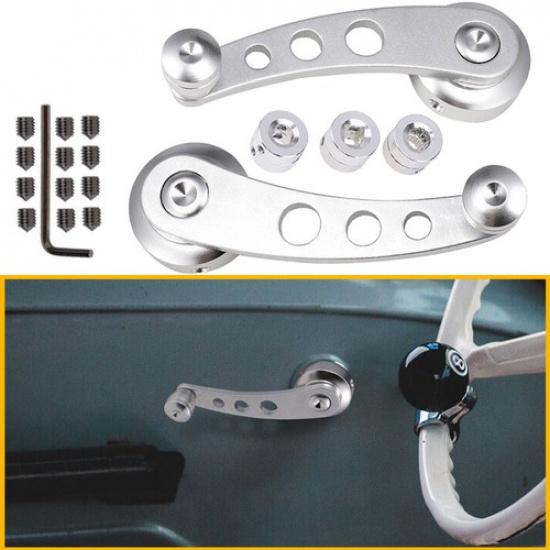 Silver Winder Window 2X Car Door Crank Aluminum Manual Handle For Most Vehicles
Silver Winder Window 2X Car Door Crank Aluminum Manual Handle For Most Vehicles