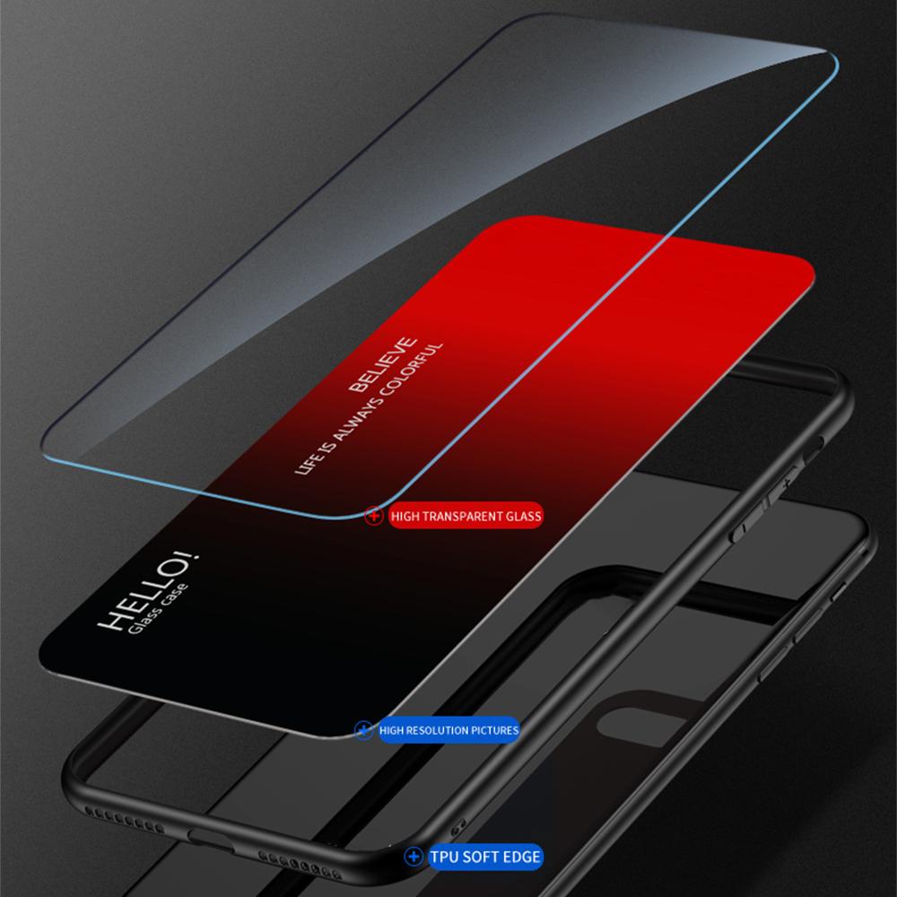 For iPhone 16 Pro Case Anti-Scratch Tempered Glass+PC+TPU Phone Cover Gradient Red Black
For iPhone 16 Pro Case Anti-Scratch Tempered Glass+PC+TPU Phone Cover Gradient Red Black