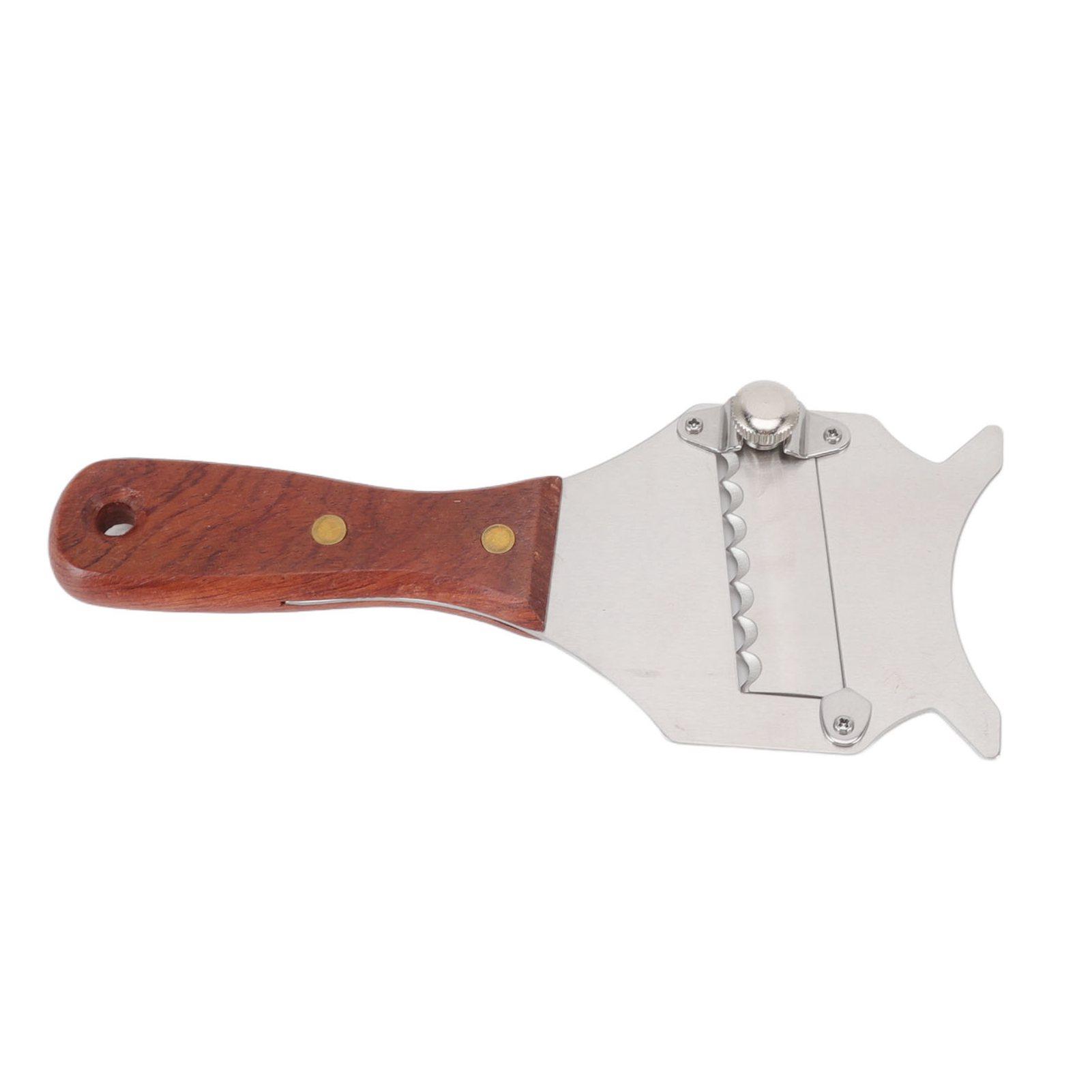 Truffle Grater Adjustable Easy to Use Stainless Steel Truffle Grater Cutter with Ergonomic Wooden
Truffle Grater Adjustable Easy to Use Stainless Steel Truffle Grater Cutter with Ergonomic Wooden