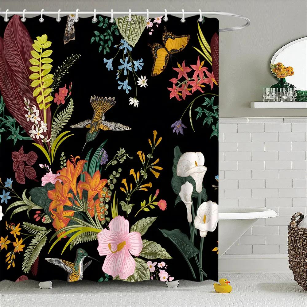 3D Printed Vintage Flower Shower Curtain Bohemian Style Bathroom Decoration Sunflower Polyester Bathtub Partition Hooks W60H190(CM)-1 Pcs
3D Printed Vintage Flower Shower Curtain Bohemian Style Bathroom Decoration Sunflower Polyester Bathtub Partition Hooks W60H190(CM)-1 Pcs