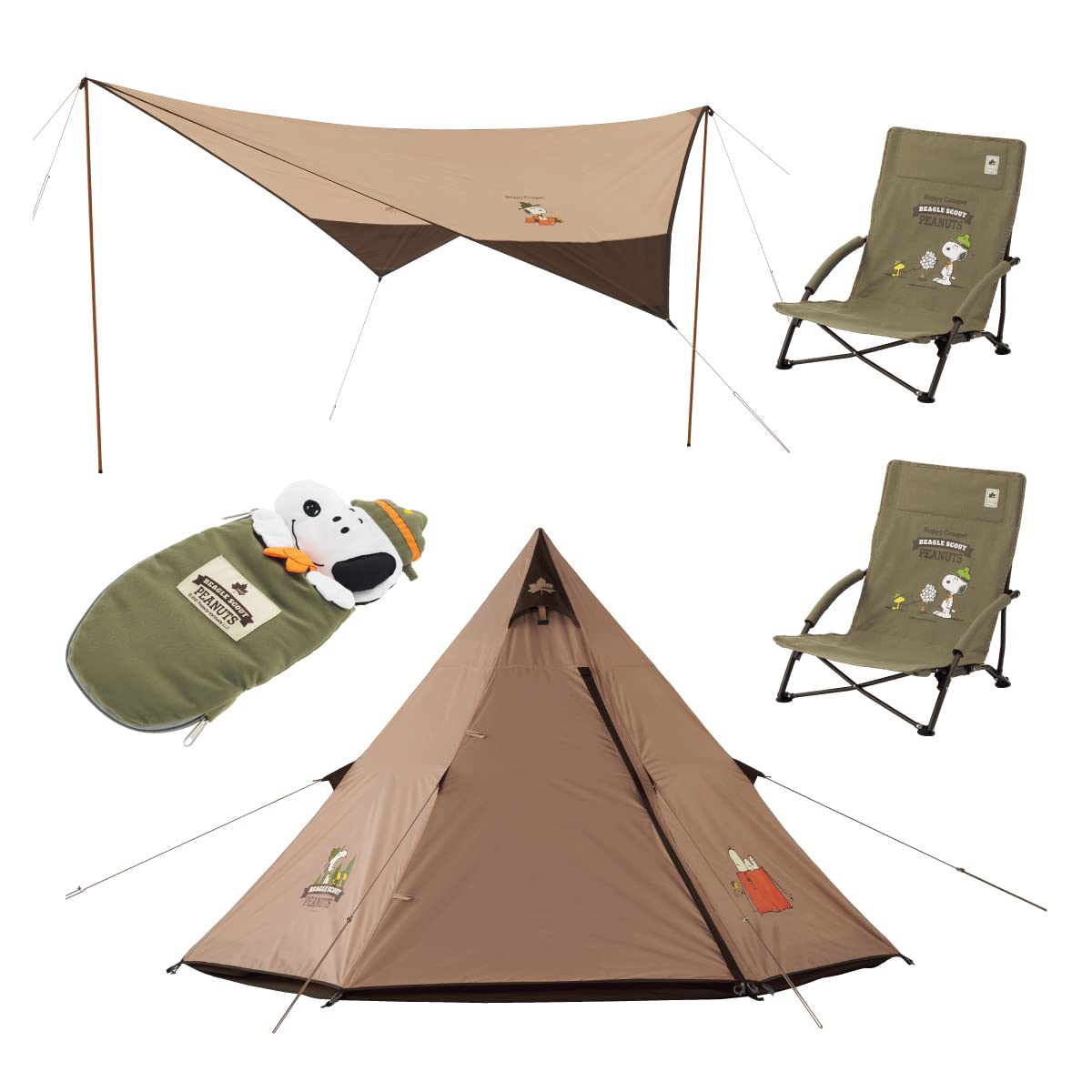 LOGOS SNOOPY Tepee Tent Tarp Set 50000110 Peanut Tent Family Tarp Палатка огнестойкая
LOGOS SNOOPY Tepee Tent Tarp Set 50000110 Peanut Tent Family Tarp Палатка огнестойкая