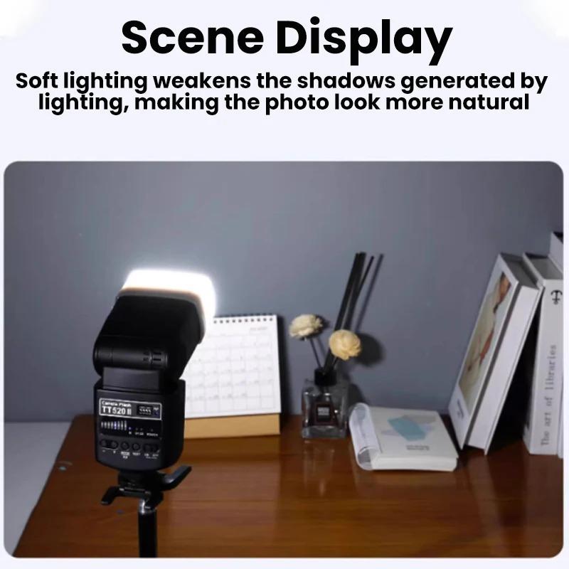 Godox Flash Diffuser Dome Bounce Fit for Canon Speedlite 580EX 580EX II Godox V850 860II TT685 TT600 TT520II Yongnuo YN-560/565
Godox Flash Diffuser Dome Bounce Fit for Canon Speedlite 580EX 580EX II Godox V850 860II TT685 TT600 TT520II Yongnuo YN-560/565