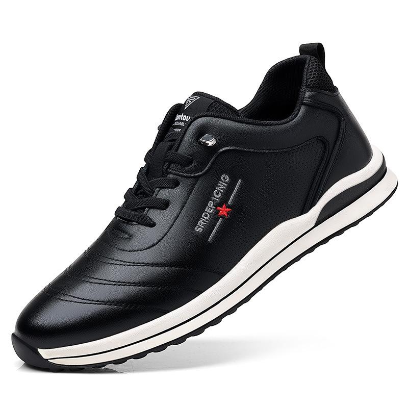 Men s dad shoes cowhide surface comfortable breathable outdoor sports shoes running shoes sports 44 чорний
Men s dad shoes cowhide surface comfortable breathable outdoor sports shoes running shoes sports 44 чорний