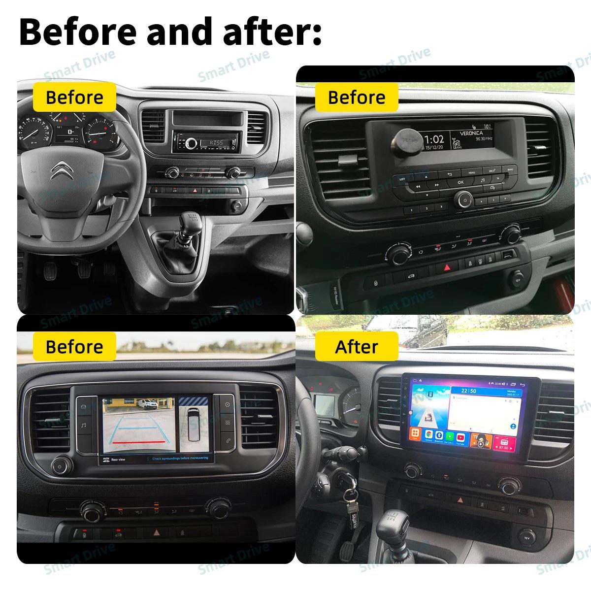 Car Radio for Peugeot Expert 3 Citroen Jumpy 3 SpaceTourer 2016 - 2021 2Din Android Car Multimedia Player CarPlay GPS Navigation
Car Radio for Peugeot Expert 3 Citroen Jumpy 3 SpaceTourer 2016 - 2021 2Din Android Car Multimedia Player CarPlay GPS Navigation
