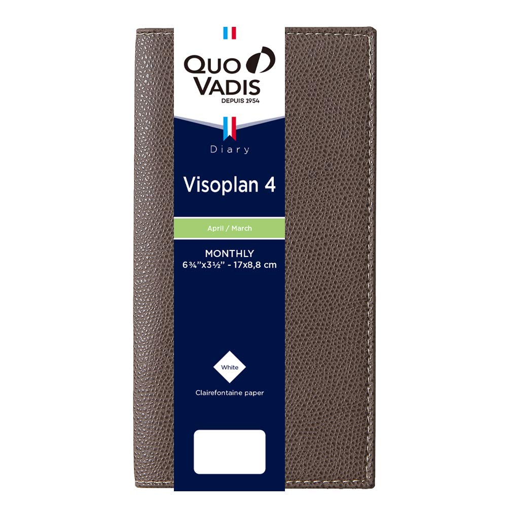 QUOVADIS 2026 April-start Diary Biso Plan 4/Club Monthly Slim 17x8.8cm Marron Glace qv66502mr
QUOVADIS 2026 April-start Diary Biso Plan 4/Club Monthly Slim 17x8.8cm Marron Glace qv66502mr