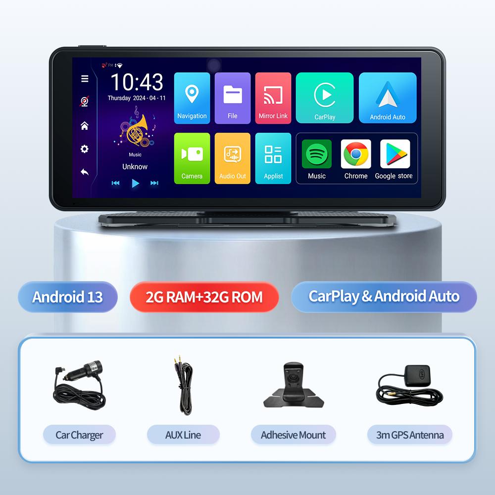 Imagebon E2 6.86” 8 Core Android 13 Dashcam Wireless CarPlay & Android Auto GPS Navigation MP5 Bluetooth FM Mirror Link Car DVR NO TF Card
Imagebon E2 6.86” 8 Core Android 13 Dashcam Wireless CarPlay & Android Auto GPS Navigation MP5 Bluetooth FM Mirror Link Car DVR NO TF Card