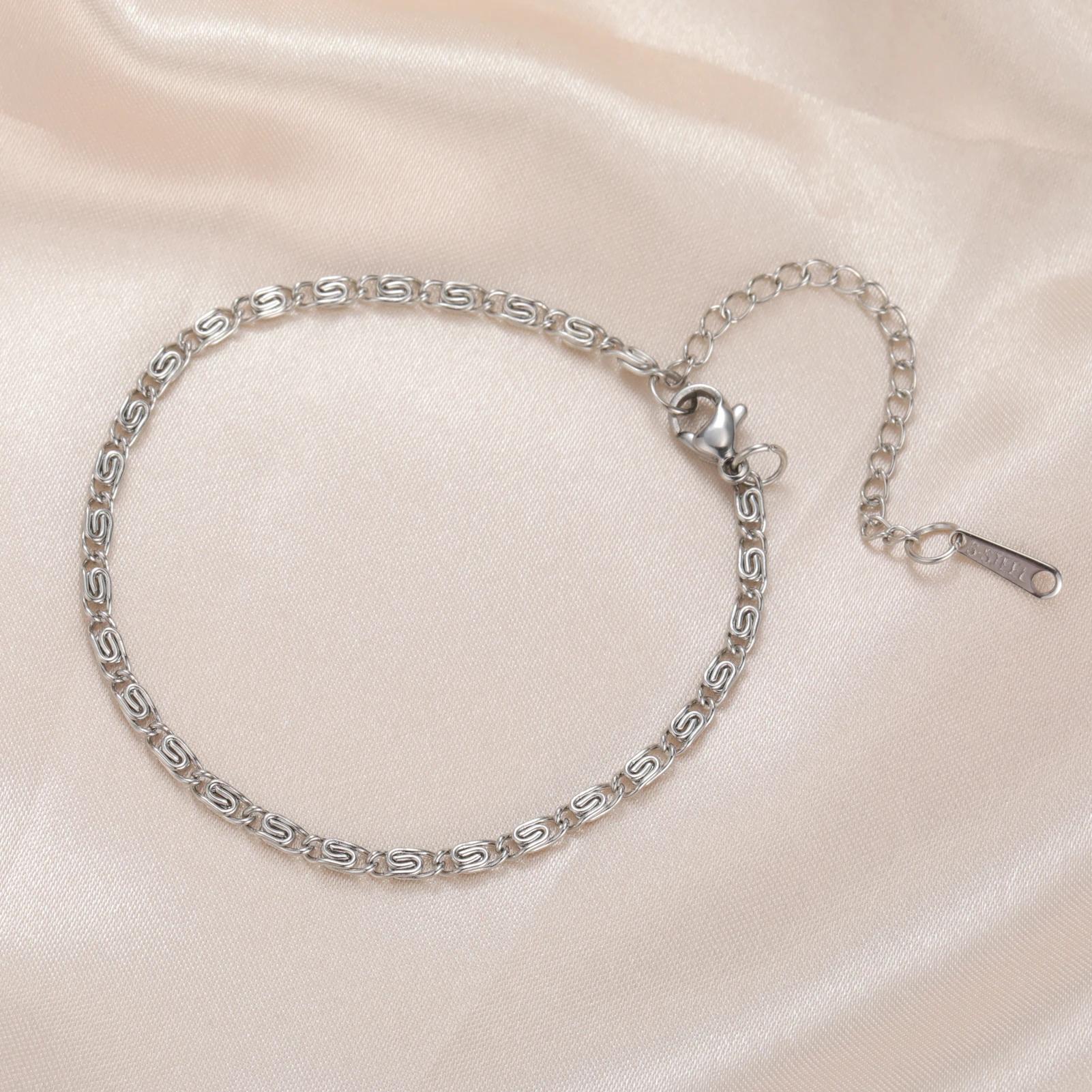 Cazador Stainless Steel Gold Color Paper Clip Chain Bracelet Trendy Women s Bracelets Jewelry Wholesale 2025 New in 17-22 cm
Cazador Stainless Steel Gold Color Paper Clip Chain Bracelet Trendy Women s Bracelets Jewelry Wholesale 2025 New in 17-22 cm