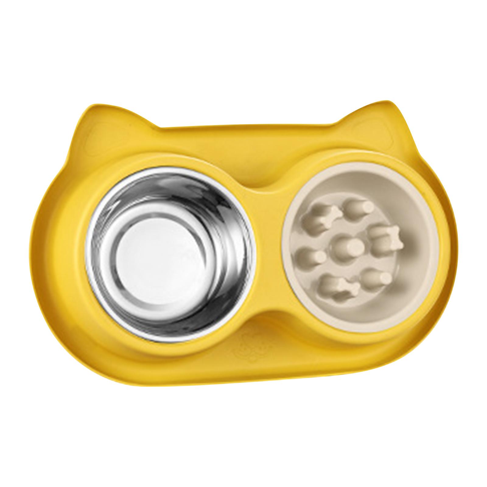 Double Dog Food Bowls - Stainless Steel Water Dish,2-in-1 Detachable Slow Feeder & Standard Bowl Extra-Large Capacity Dog One Size жовтий
Double Dog Food Bowls - Stainless Steel Water Dish,2-in-1 Detachable Slow Feeder & Standard Bowl Extra-Large Capacity Dog One Size жовтий