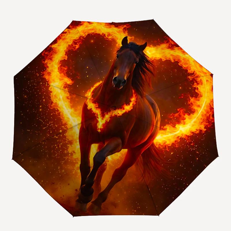 1 шт. FireHorse FlameRider Автоматична складана парасолька Портативна складана парасолька з 8 спицями для будь-якої погоди, Повсякденний аксесуар для вулиці, B64
1 шт. FireHorse FlameRider Автоматична складана парасолька Портативна складана парасолька з 8 спицями для будь-якої погоди, Повсякденний аксесуар для вулиці, B64