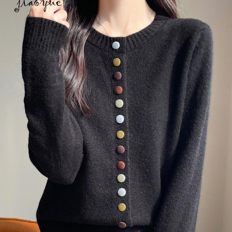 Skin-Friendly Velvet Knitwear Women s Fake Cardigan Sweater Coat - Spring Round Neck Top XL
Skin-Friendly Velvet Knitwear Women s Fake Cardigan Sweater Coat - Spring Round Neck Top XL