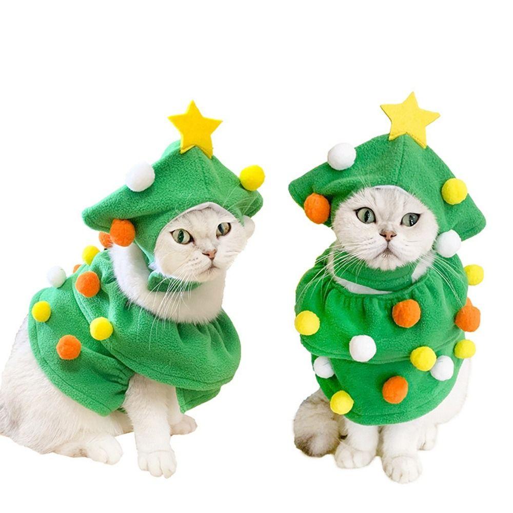 Cosplay Small Dog Clothes Thickened Cat Cloak Christmas Tree Headband Dog Headwear Pet Warm Hat
Cosplay Small Dog Clothes Thickened Cat Cloak Christmas Tree Headband Dog Headwear Pet Warm Hat