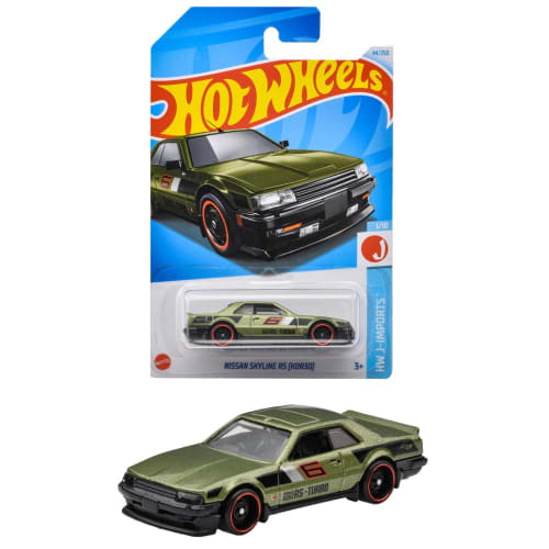 Hot Wheels Базовая машина Nissan Skyline RS (КДР30) Игрушечный мини-автомобиль для детей от 3 лет и старше, зеленый HXR03
Hot Wheels Базовая машина Nissan Skyline RS (КДР30) Игрушечный мини-автомобиль для детей от 3 лет и старше, зеленый HXR03
