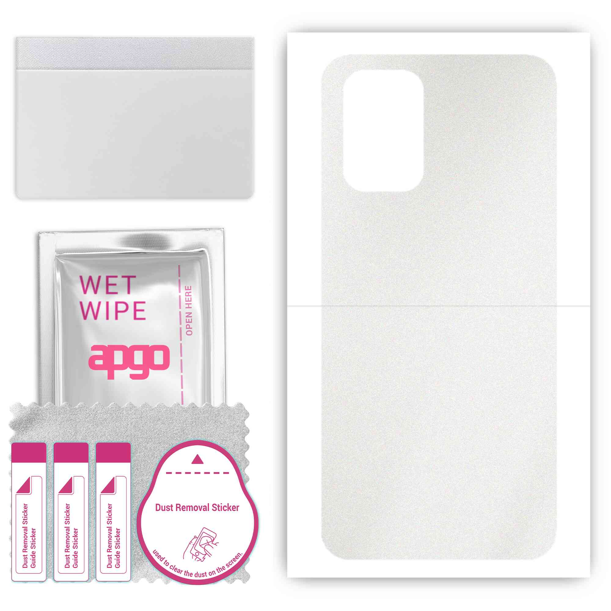 Apgo Protective Skin Sticker для задньої панелі, сумісний з Xiaomi Redmi Note 10, Wrap Film, Foil, Vinyl - Pattern Matte Transparent
Apgo Protective Skin Sticker для задньої панелі, сумісний з Xiaomi Redmi Note 10, Wrap Film, Foil, Vinyl - Pattern Matte Transparent