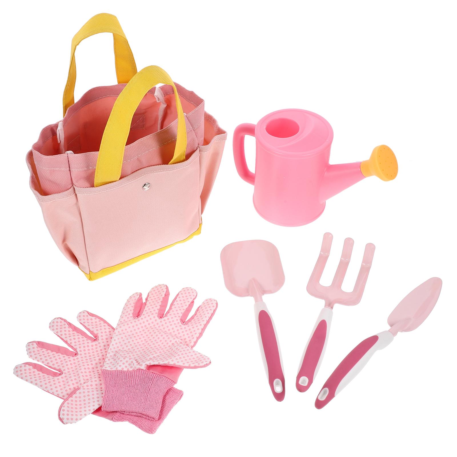 1 Set Pink Planting Tools Set Kids Garden Tools Small Shovel Rake Watering Can Storage Basket Child Gardening Mini Spade Garden розовый
1 Set Pink Planting Tools Set Kids Garden Tools Small Shovel Rake Watering Can Storage Basket Child Gardening Mini Spade Garden розовый