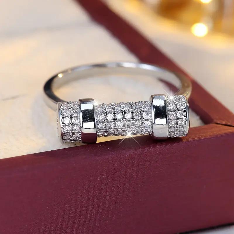 European and American Dumbbell Wax Inlaid Design, Punk Ring, Female Actress, Elegant Personality, Niche Trend Luxury Accessories 9
European and American Dumbbell Wax Inlaid Design, Punk Ring, Female Actress, Elegant Personality, Niche Trend Luxury Accessories 9